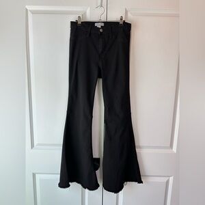 Judy Blue High Waist Super Flare Jeans Black (Size 7/28)